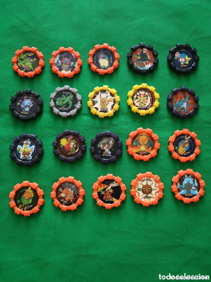 Collectionnisme Cartes &agrave; collectionner anciennes: Lote 1 Boinx Pok&eacute;mon 2007 Cheetos Chipicao n&uacute;meros tazos entre el 1 y 28