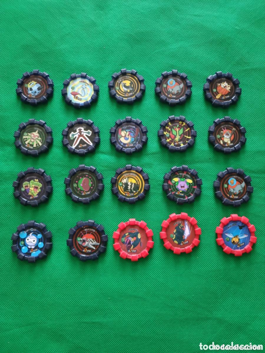Collectionnisme Cartes &agrave; collectionner anciennes: Lote 3 Boinx Pok&eacute;mon Cheetos Chipicao 2007 tazos entre el 55 y el 74