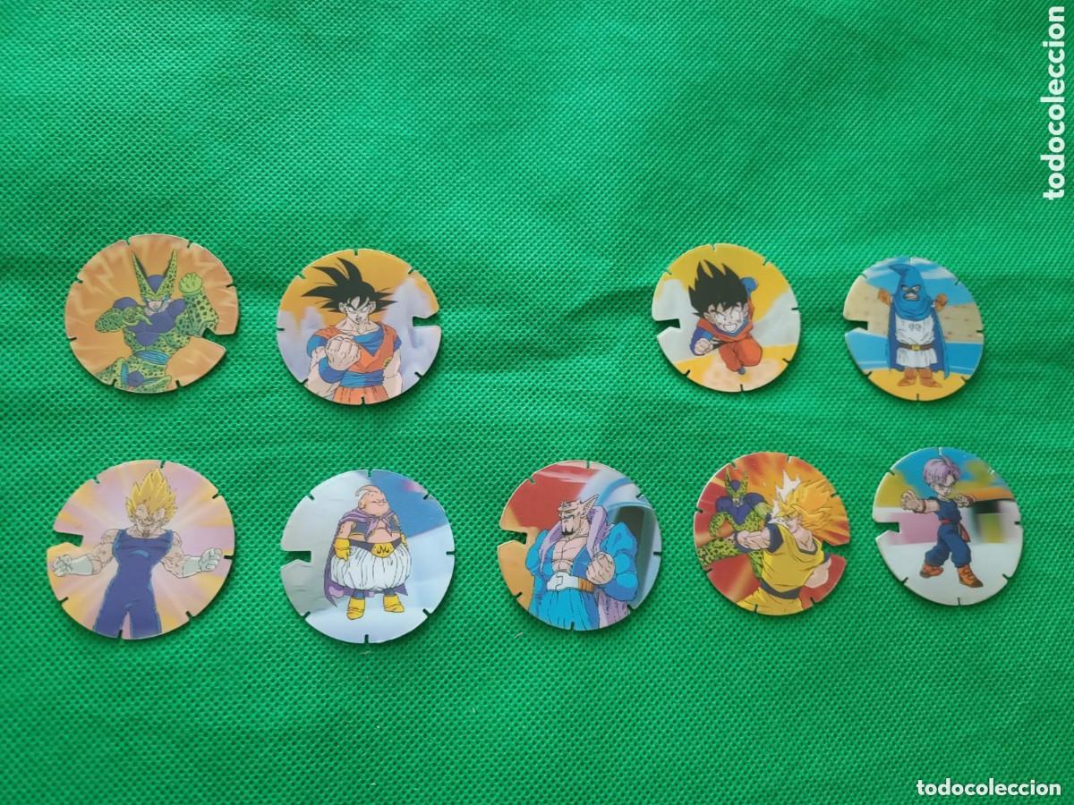 Collectionnisme Cartes &agrave; collectionner anciennes: Coleccion Drag&oacute;n Ball Z Tazo voladores tridimensionales promoci&oacute;n Matutano 1989 primera serie