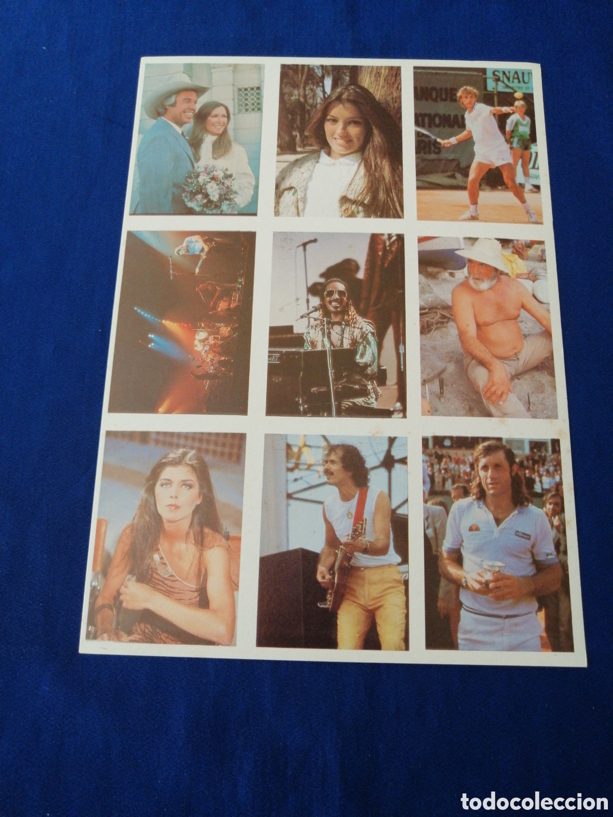 Collectionnisme Cartes &agrave; collectionner anciennes: SHOW DE ESTRELLAS PINK FLOYD - STEVIE WONDER - JEANETTE - SANTANA L&Aacute;MINA SIN TROQUELAR