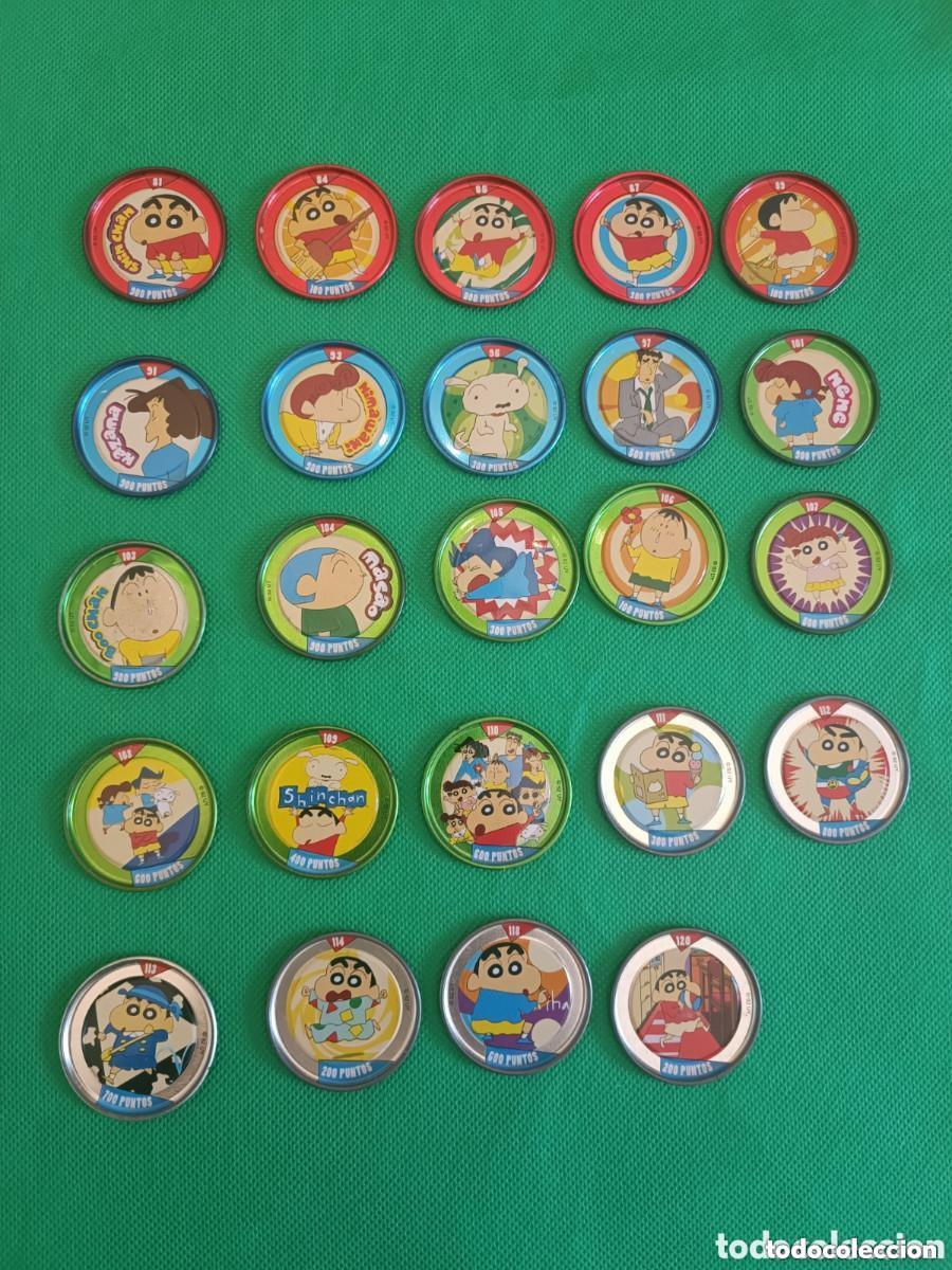 Collectionnisme Cartes &agrave; collectionner anciennes: Lote 1 Metal Rappers Shinchan Bollycao Serie 3 1997 n&uacute;meros entre el 81 y 120