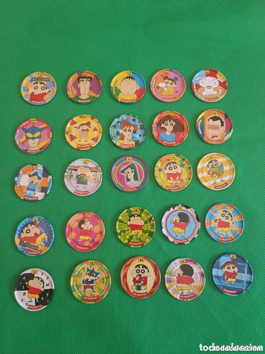 Collectionnisme Cartes &agrave; collectionner anciennes: Colecci&oacute;n completa lote 1/2 Metal Rappers Shinchan Bollycao Serie 1 primeros 25 de los 50 1992