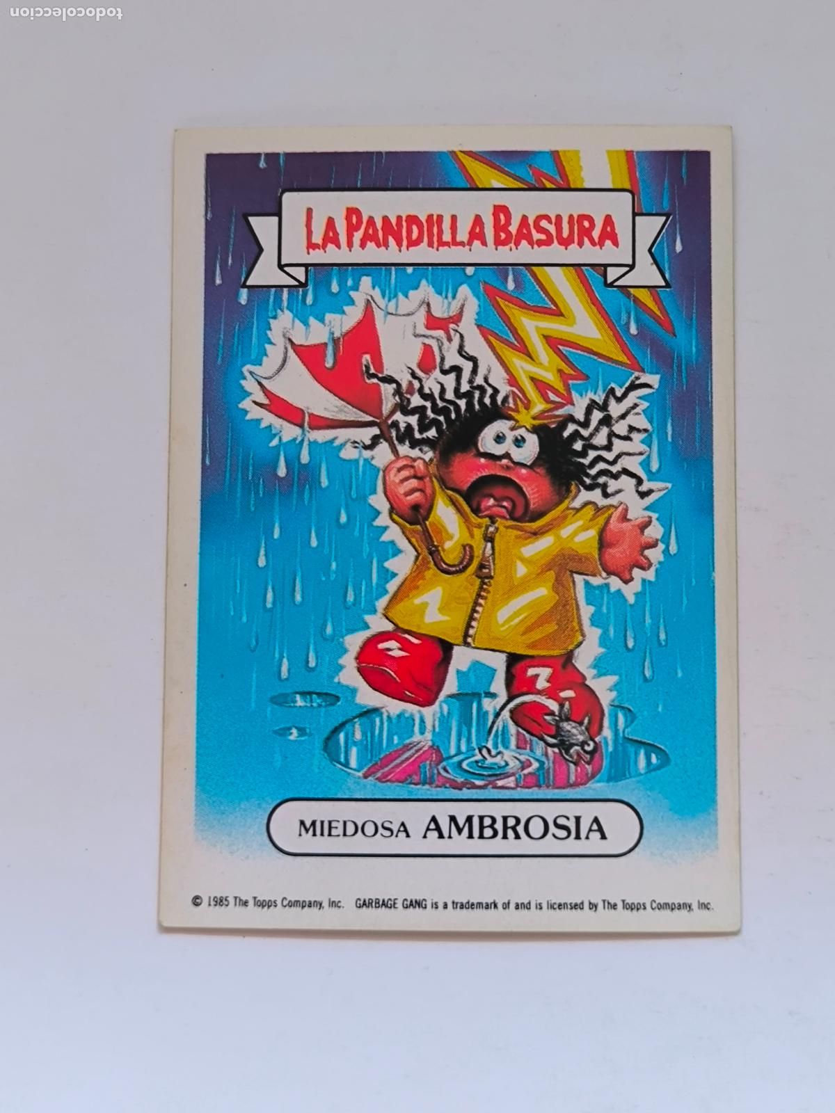 Coleccionismo cromos antiguos: CROMO LA PANDILLA BASURA - N&ordm; 24 - MIEDOSA AMBROSIA - MERCHANTE ALBUM AMARILLO (148A1)