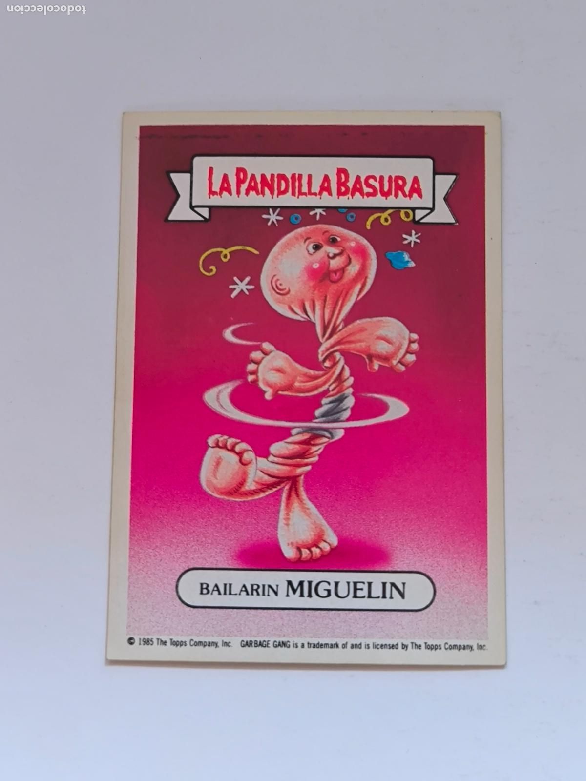 Coleccionismo cromos antiguos: CROMO LA PANDILLA BASURA - N&ordm; 37 - BAILARIN MIGUELIN - MERCHANTE ALBUM AMARILLO (148A1)