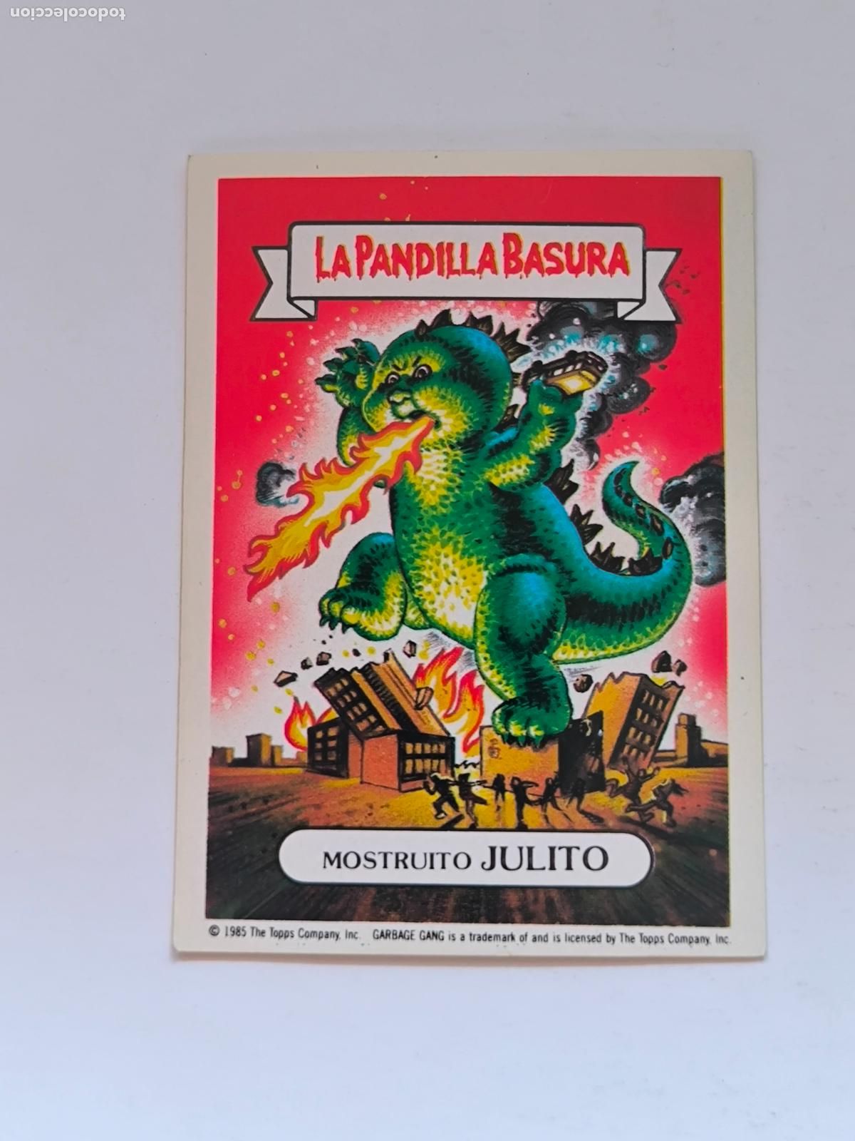Coleccionismo cromos antiguos: CROMO LA PANDILLA BASURA - N&ordm; 65 - MOSTRUITO JULITO - MERCHANTE ALBUM AMARILLO (148A1)
