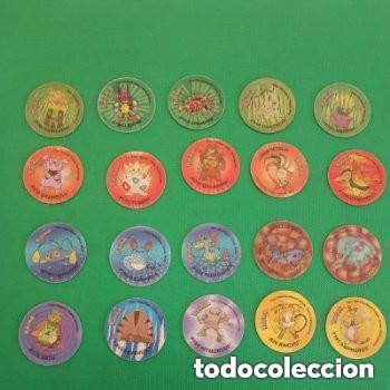 Collectionnisme Cartes &agrave; collectionner anciennes: Colecci&oacute;n tazos Pok&eacute;mon 3 tridimensionales Nintendo promoci&oacute;n Matutano 2001