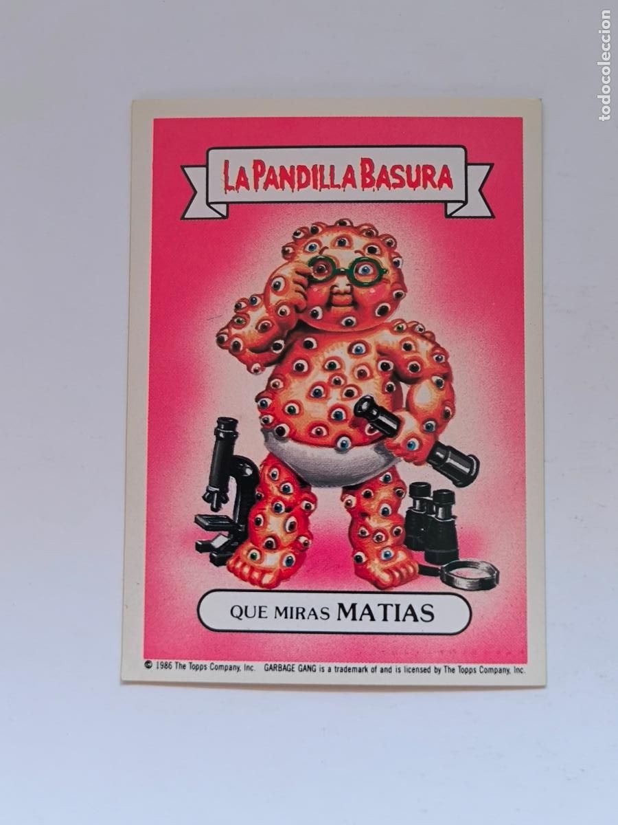 Coleccionismo cromos antiguos: CROMO LA PANDILLA BASURA - N&ordm; 88 - QUE MIRAS MATIAS - MERCHANTE ALBUM AMARILLO (148A1)