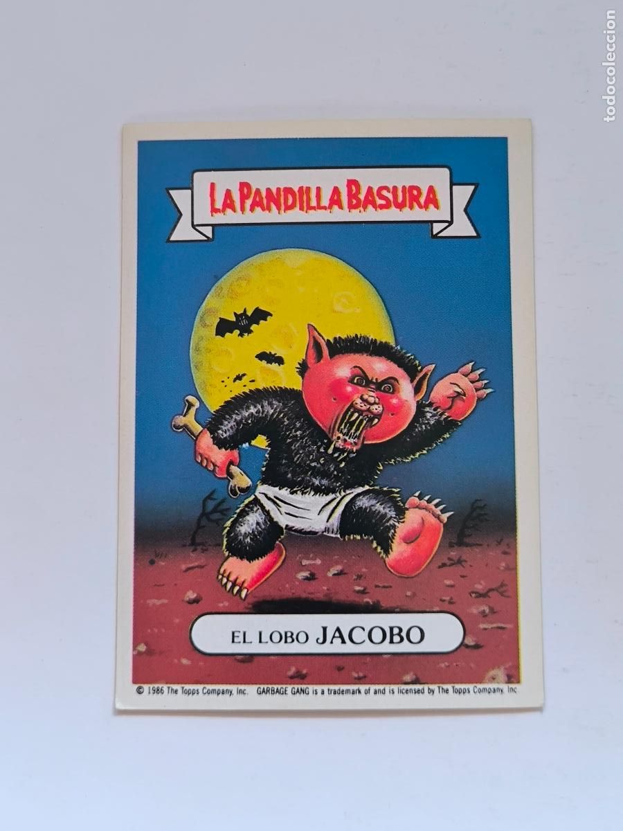 Coleccionismo cromos antiguos: CROMO LA PANDILLA BASURA - N&ordm; 96 - EL LOBO JACOBO - MERCHANTE ALBUM AMARILLO (148A1)