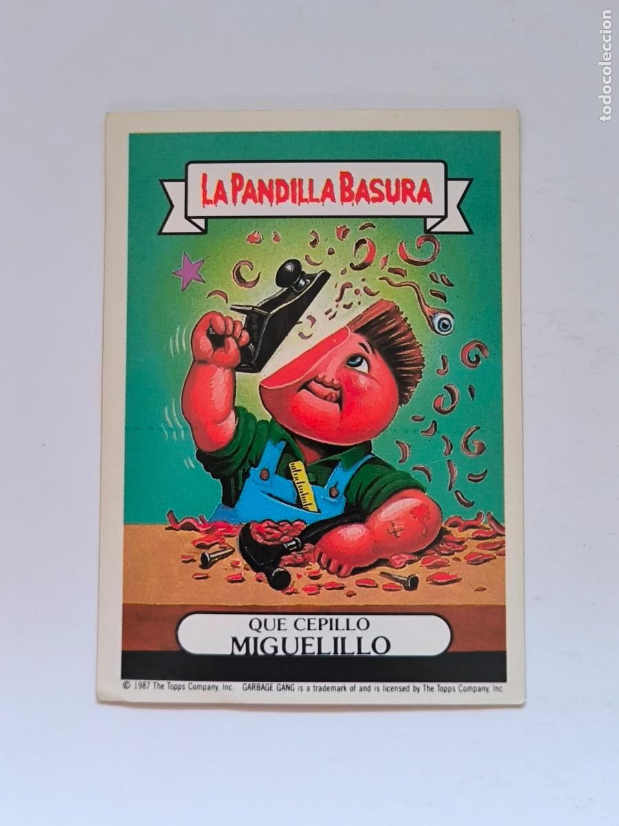 Coleccionismo cromos antiguos: CROMO LA PANDILLA BASURA - N&ordm; 154 - QUE CEPILLO MIGUELILLO - MERCHANTE ALBUM AMARILLO (148A1)