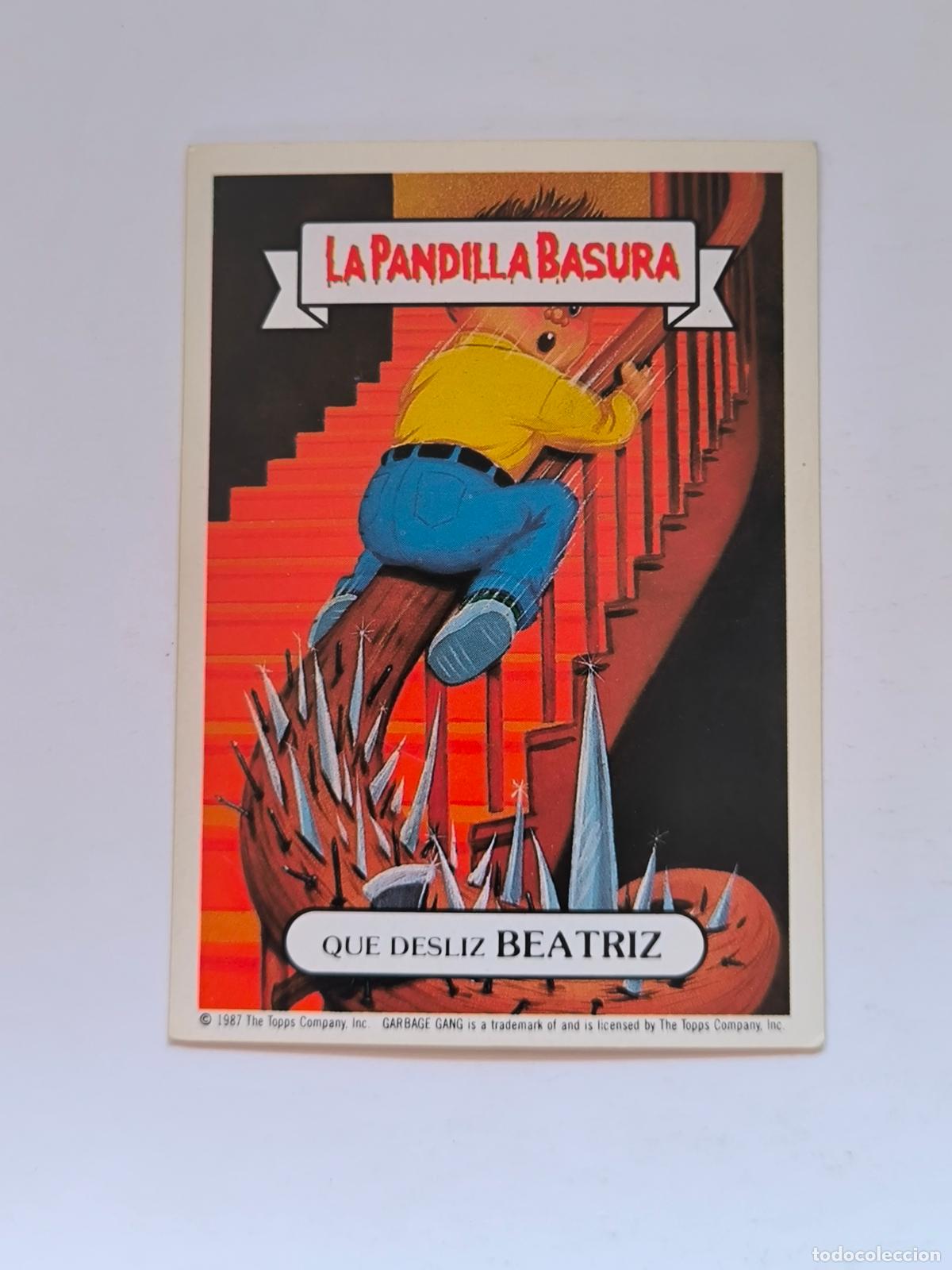 Coleccionismo cromos antiguos: CROMO LA PANDILLA BASURA - N&ordm; 184 - QUE DESLIZ BEATRIZ - MERCHANTE ALBUM AMARILLO (148A1)
