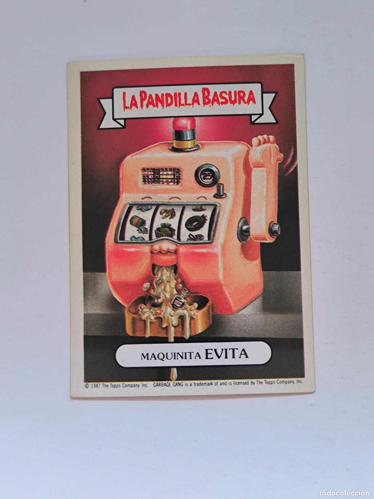 Colecionismo Cromos antigos: CROMO LA PANDILLA BASURA - N&ordm; 232 - MAQUINITA EVITA - MERCHANTE ALBUM AMARILLO (148A1)