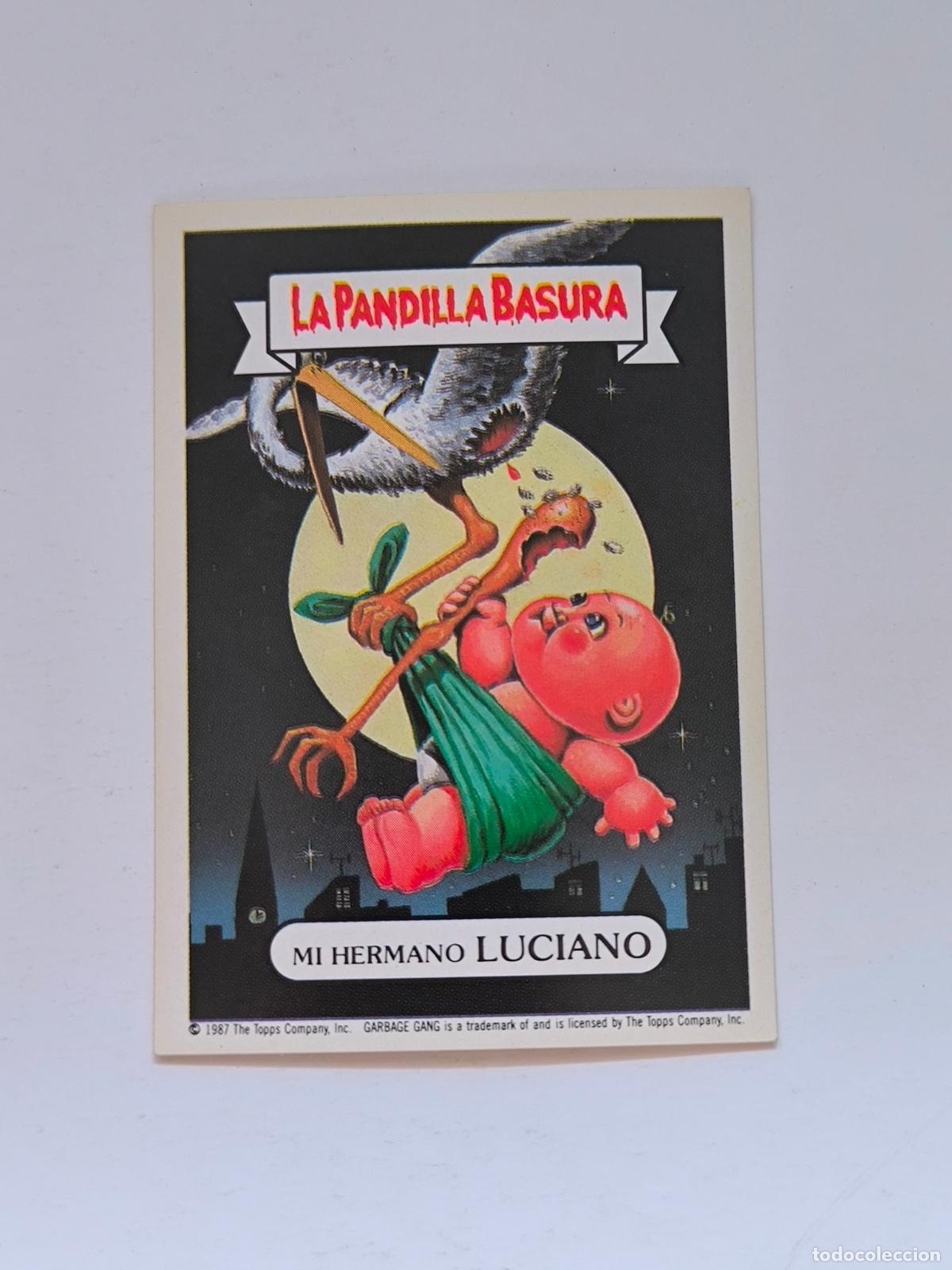 Sammeln alte Sammelbilder: CROMO LA PANDILLA BASURA - N&ordm; 240 - MI HERMANO LUCIANO - MERCHANTE ALBUM AMARILLO (148A1)
