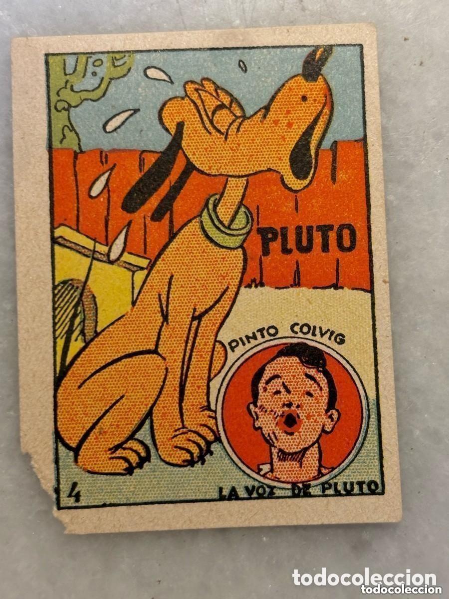 Colecionismo Cromos antigos: Cromo Pluto Walt Disney. &Aacute;lbum cultura 1939 . Gato negro