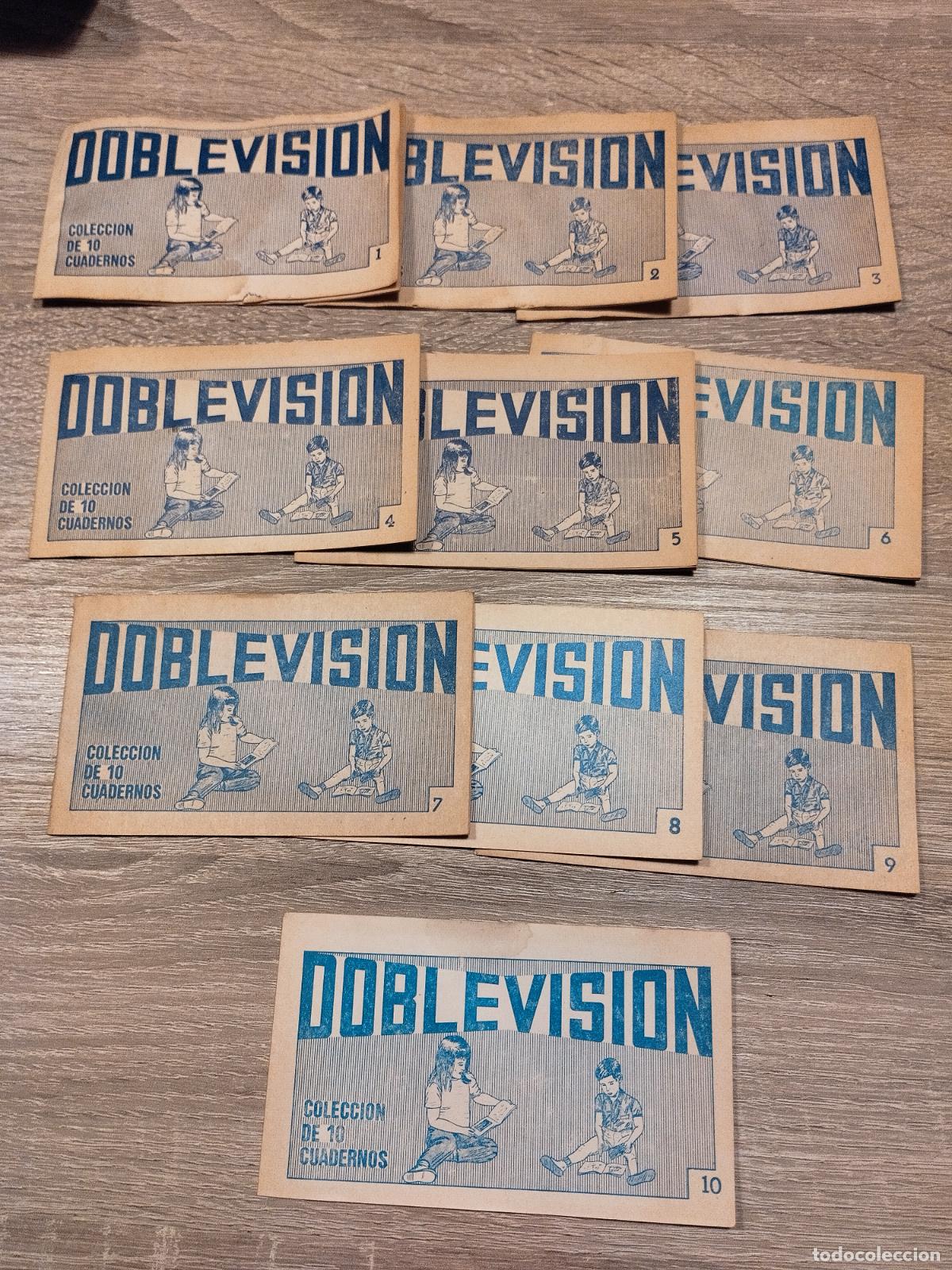 Colecionismo Cromos antigos: FAC COLECCION DE 10 CUADERNILLOS DOBLEVISION. LEER DESCRIPCION COMPLETA