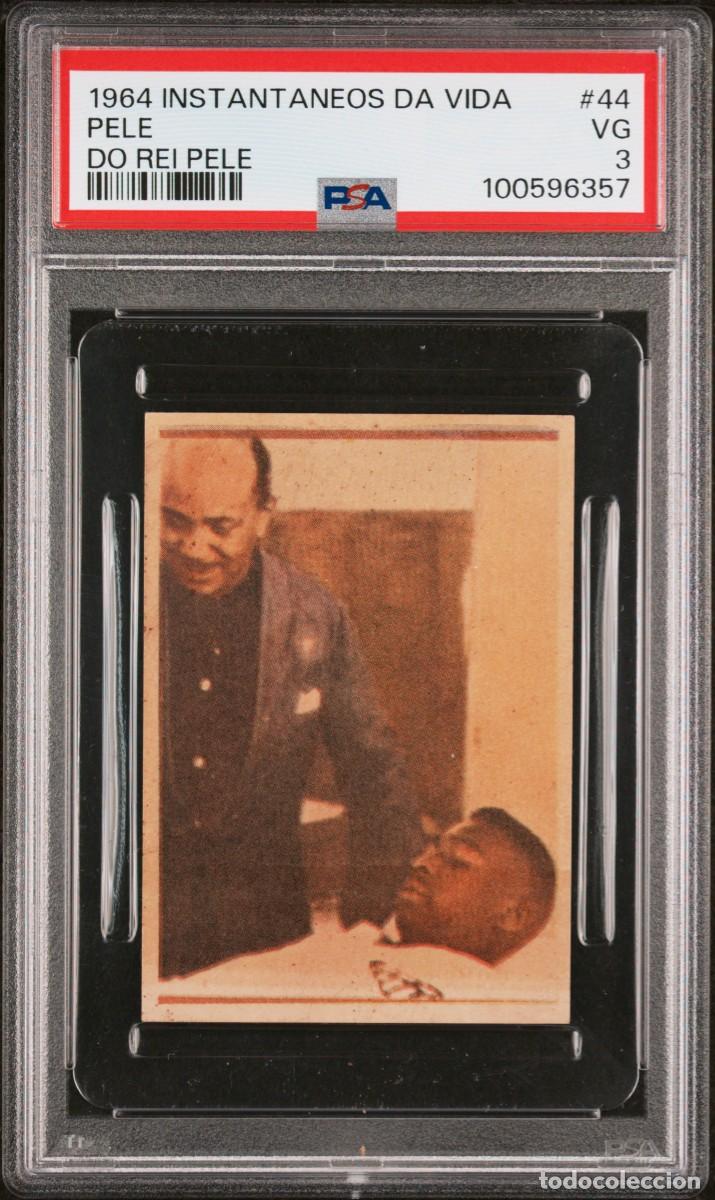 Coleccionismo cromos antiguos: Pele #44 Instantaneos Da Vida Do Rei Pele 1964 PSA 3