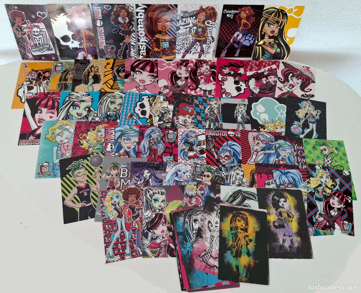 Colecionismo Cromos antigos: Gran lote 69 photocards tarjetas cartas Monster High Panini 2011