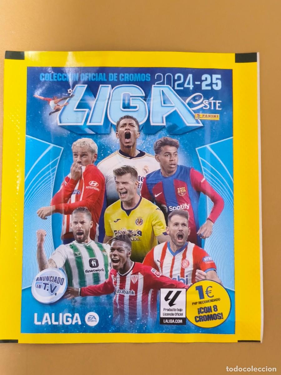Coleccionismo cromos antiguos: sobre sin abrir, liga 2024 25