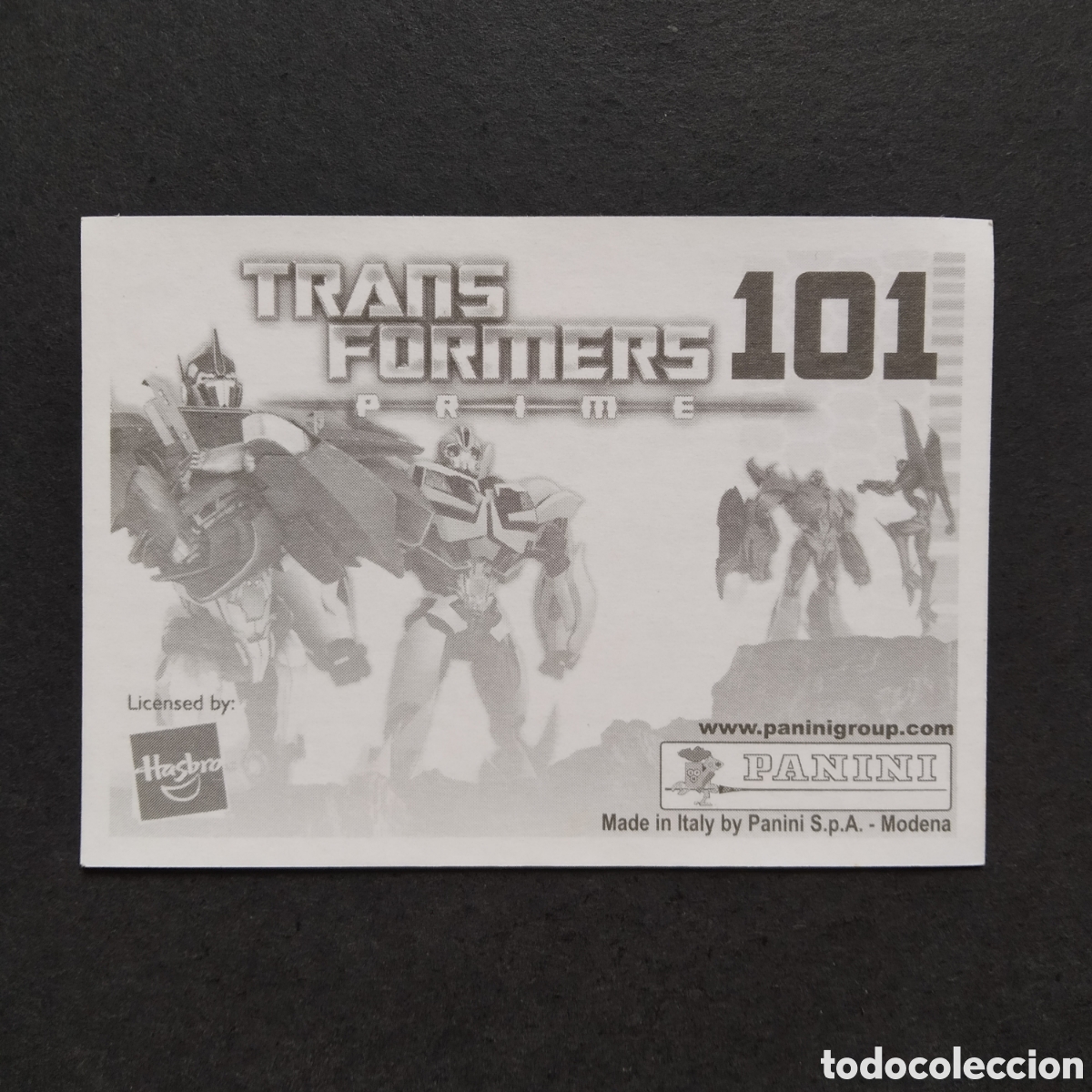 Coleccionismo cromos antiguos: CROMO - N&ordm; 101 - TRANSFORMERS PRIME - PANINI - A&Ntilde;O 2011 - Foto 2
