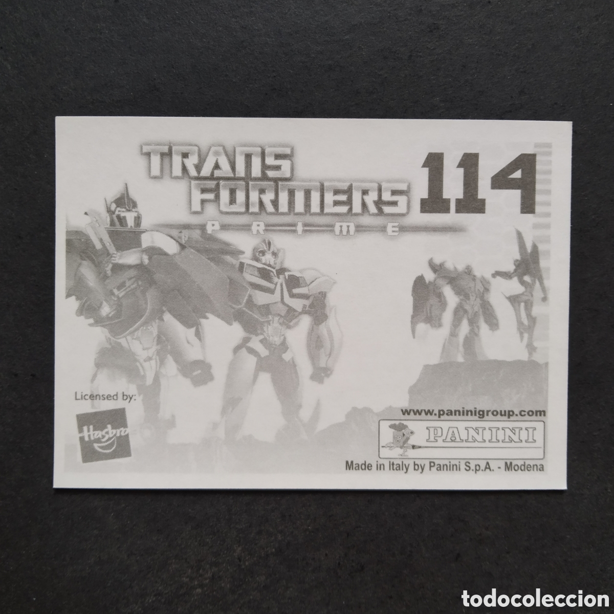 Coleccionismo cromos antiguos: CROMO - N&ordm; 114 - TRANSFORMERS PRIME - PANINI - A&Ntilde;O 2011 - Foto 2