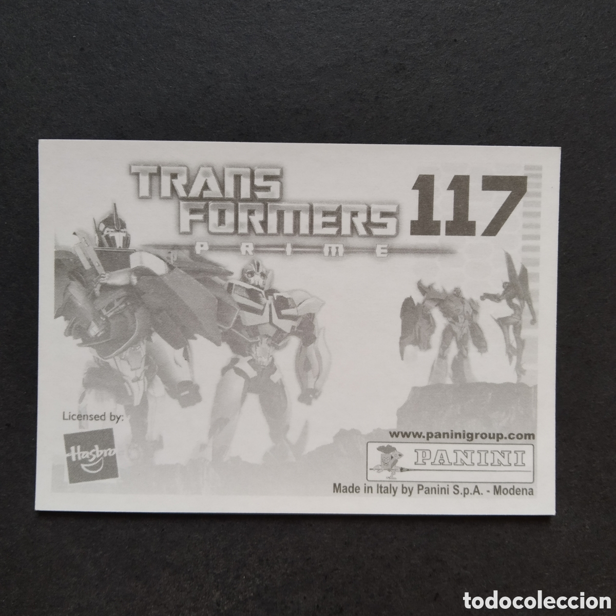 Coleccionismo cromos antiguos: CROMO - N&ordm; 117 - TRANSFORMERS PRIME - PANINI - A&Ntilde;O 2011 - Foto 2