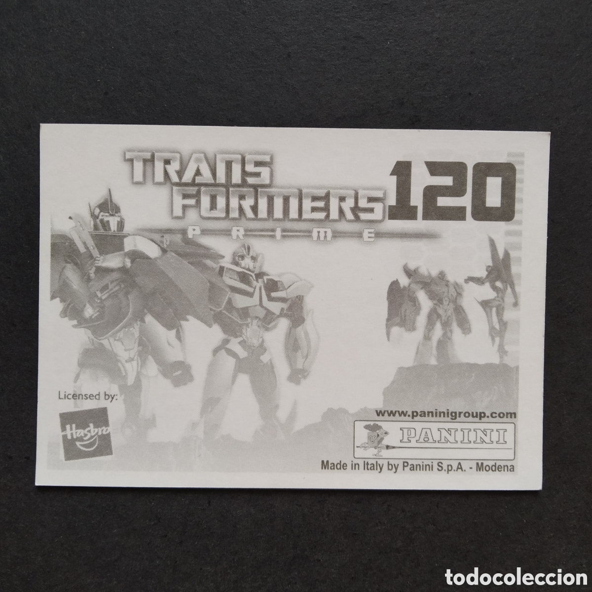 Coleccionismo cromos antiguos: CROMO - N&ordm; 120 - TRANSFORMERS PRIME - PANINI - A&Ntilde;O 2011 - Foto 2