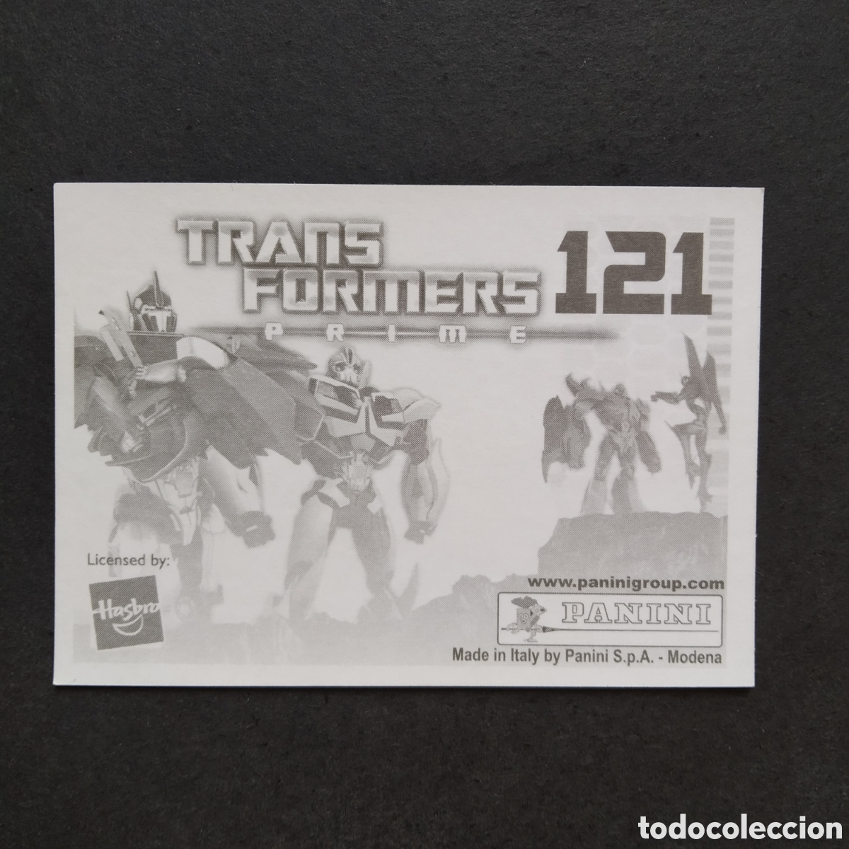 Coleccionismo cromos antiguos: CROMO - N&ordm; 121 - TRANSFORMERS PRIME - PANINI - A&Ntilde;O 2011 - Foto 2