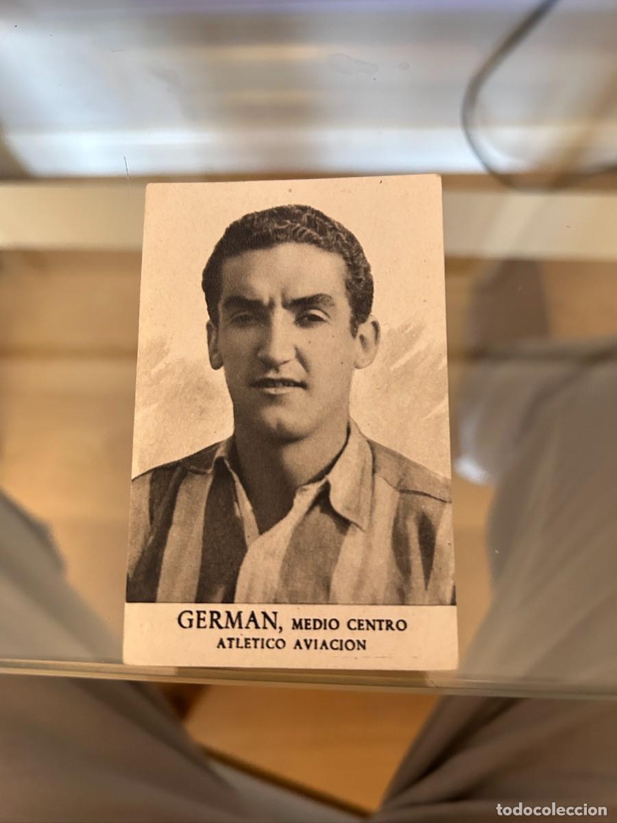 Coleccionismo cromos antiguos: GERMAN MEDIO CENTRO ATLETICO AVIACION NUEVO