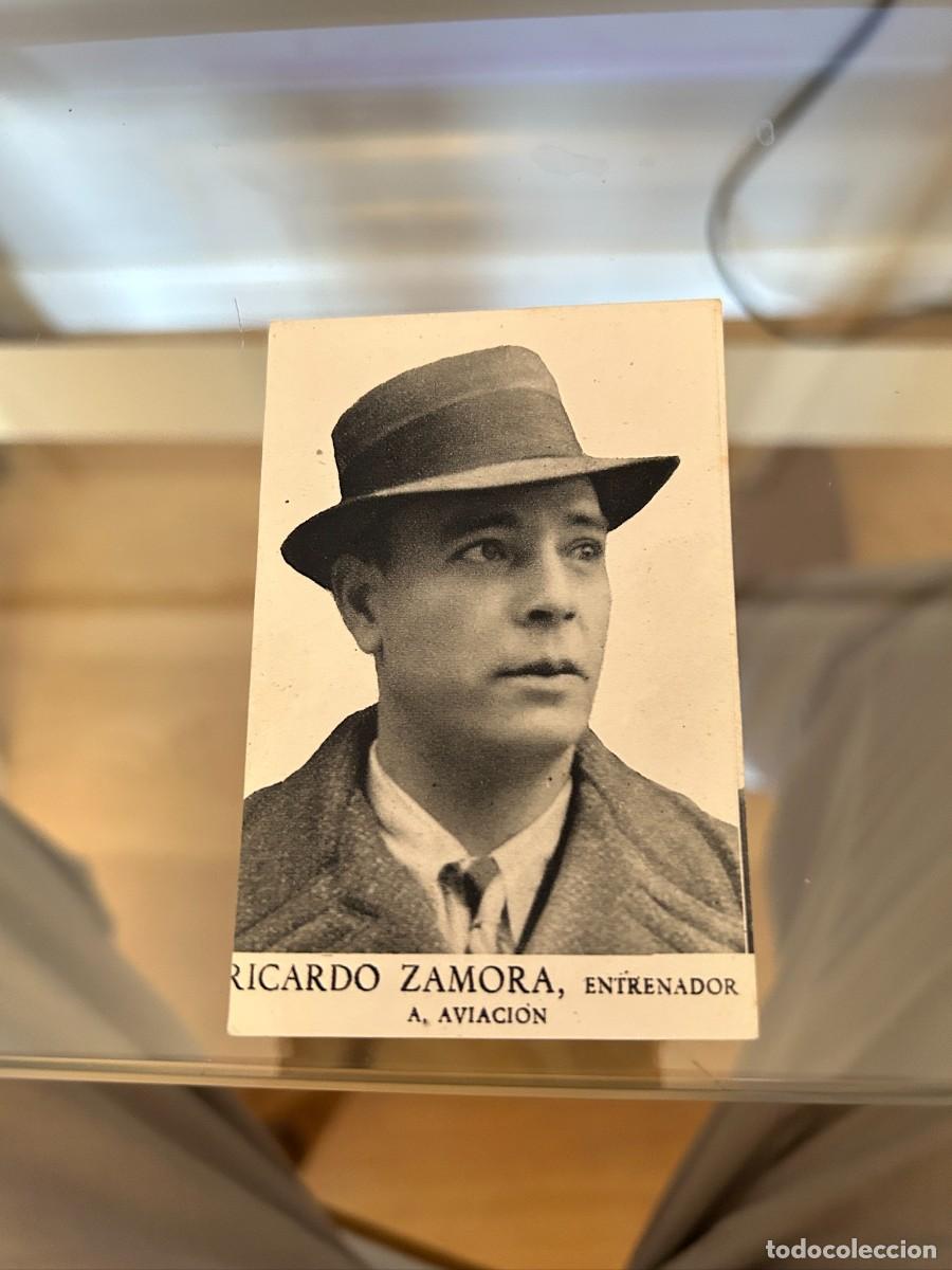 Coleccionismo cromos antiguos: RICARDO ZAMORA ENTRENADOR ATLETICO AVIACION NUEVO