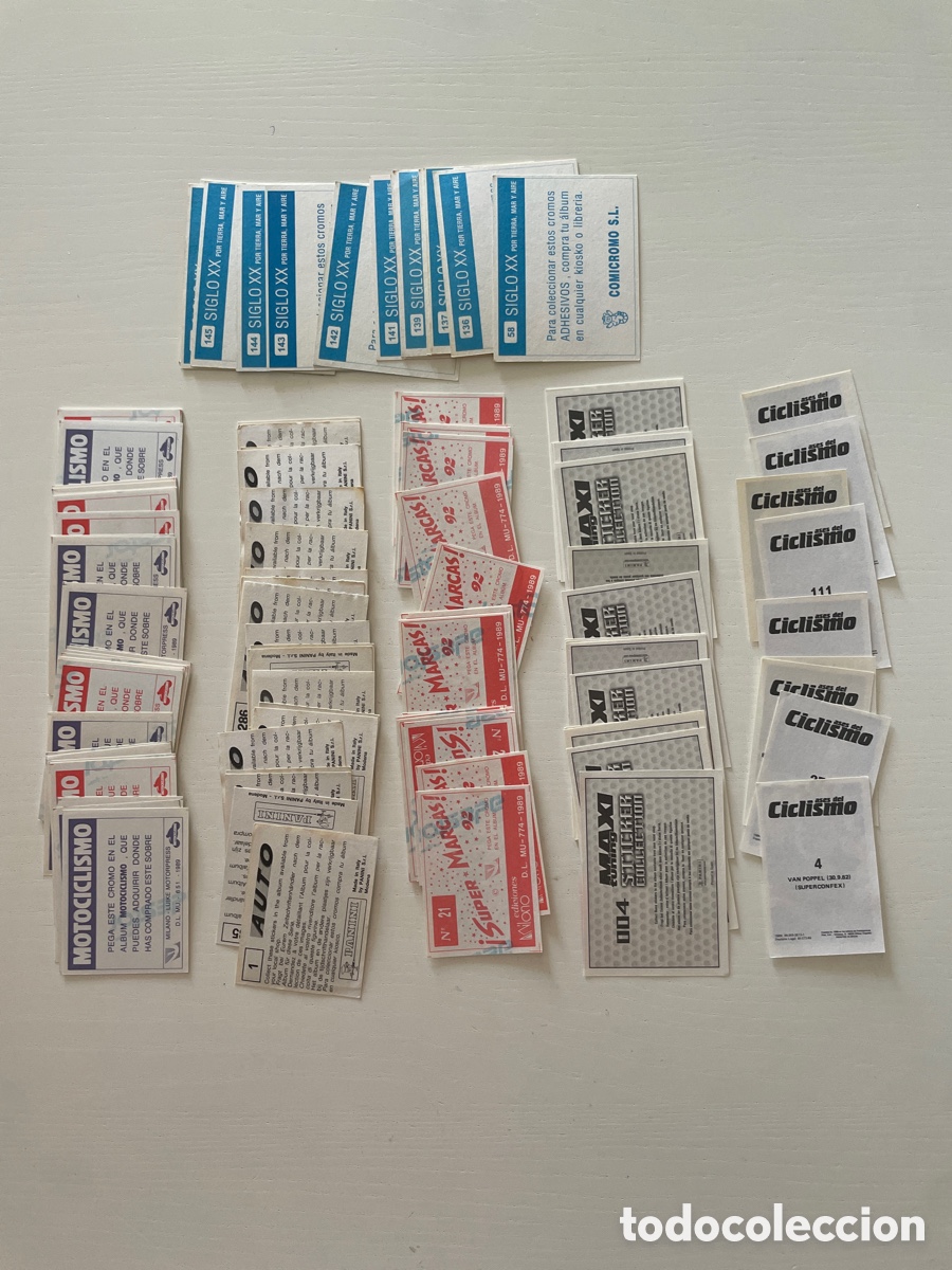 Colecionismo Cromos antigos: LOTE de 110 cromos, diferentes colecciones, sin repetir