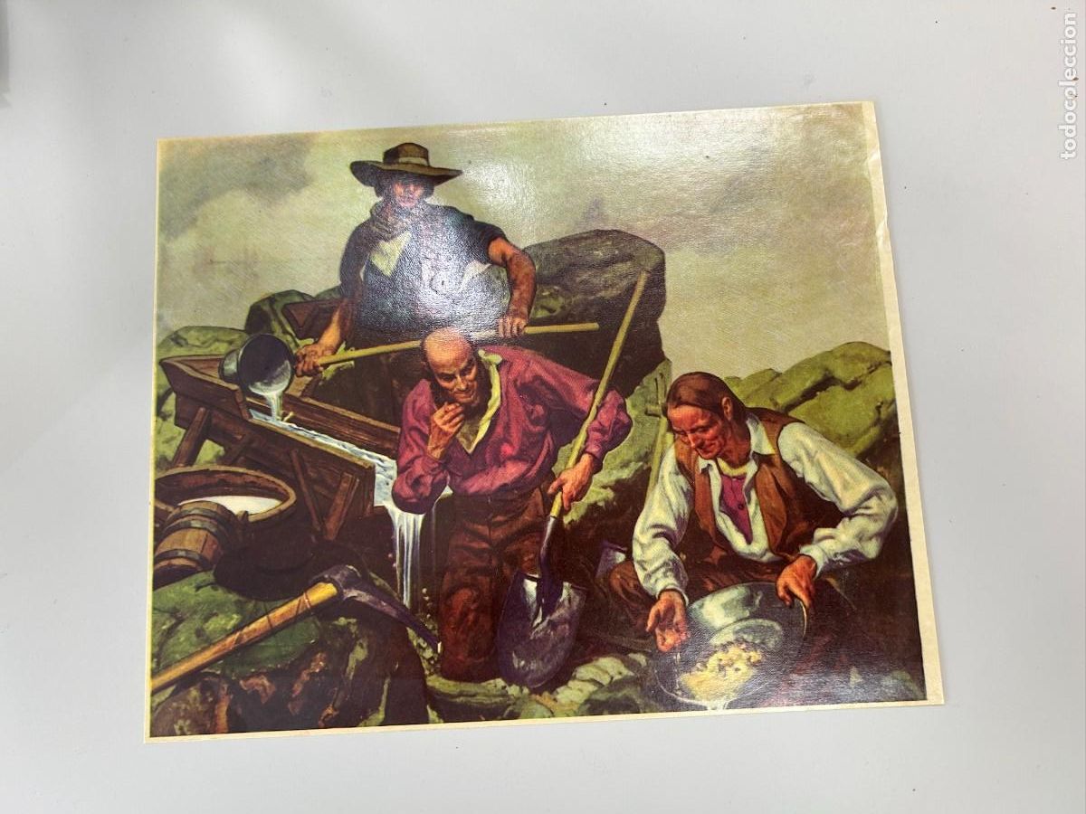 Coleccionismo cromos antiguos: INDIOS Y PIONEROS 8 CROMOS RESERVADOS EN UNA LAMINA
