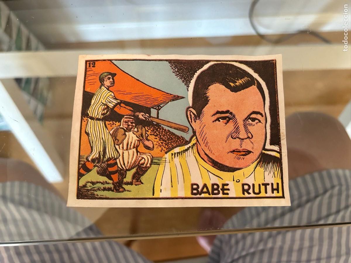 Coleccionismo cromos antiguos: BABE RUTH BUEN ESTADO DE CONSERVACION