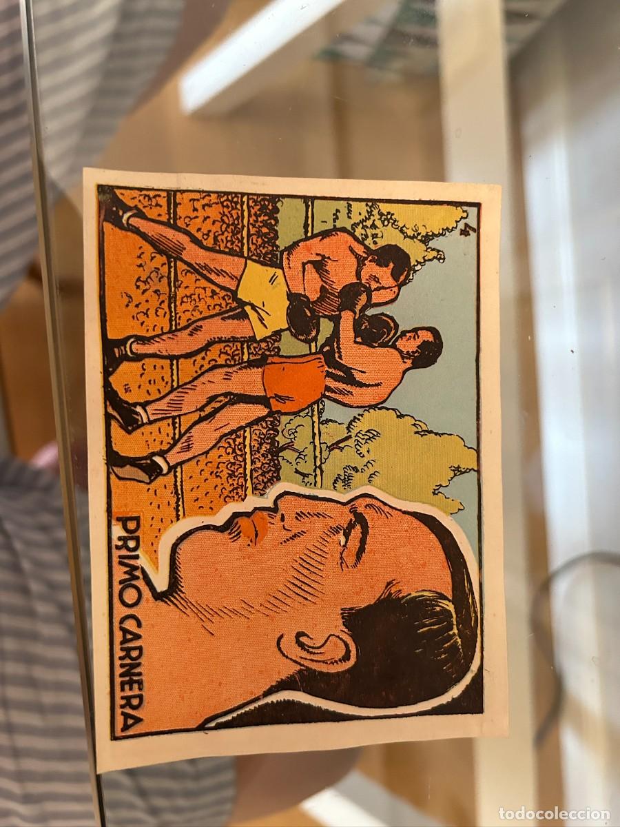 Coleccionismo cromos antiguos: PRIMO CARNERA CROMO BUEN ESTADO