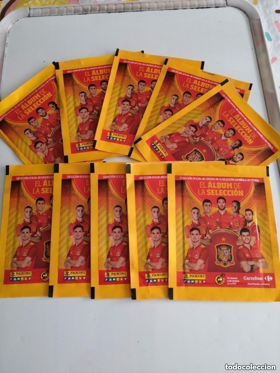 Collectable Antique Stickers: LOTE DE 10 SOBRES EL ALBUN DE LA SELECCION CARREFOUR CROMOS SIN ABRIR
