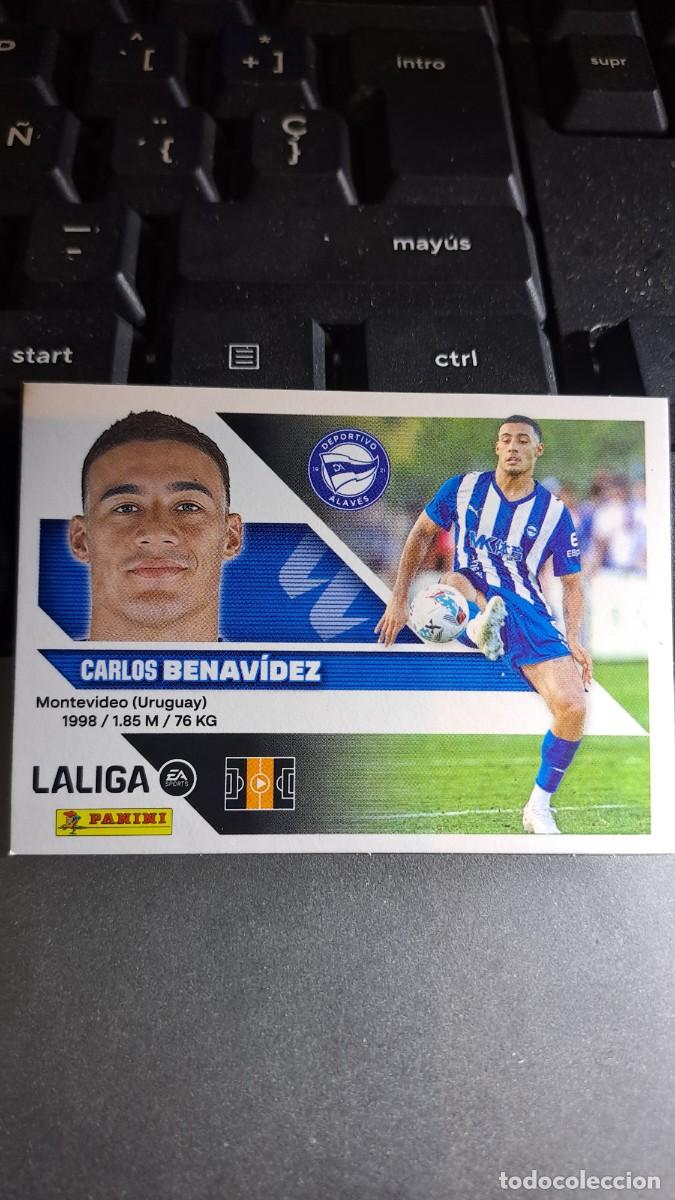 Coleccionismo cromos antiguos: CROMO BENAVIDEZ 11 ALAVES LIGA 2026 2027 26 27 ESTE PANINI NUNCA PEGADO