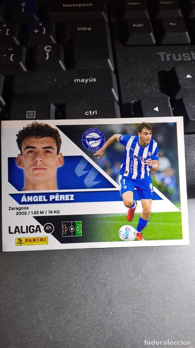 Coleccionismo cromos antiguos: CROMO ANGEL PEREZ 17 ALAVES LIGA 2026 2027 26 27 ESTE PANINI NUNCA PEGADO