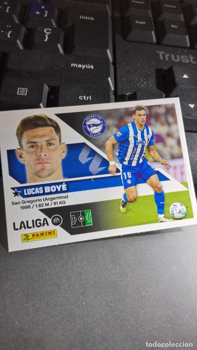 Coleccionismo cromos antiguos: CROMO BOYE 20 ALAVES LIGA 2026 2027 26 27 ESTE PANINI NUNCA PEGADO
