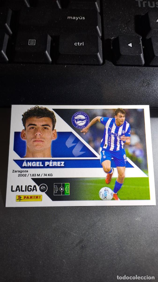 Coleccionismo cromos antiguos: CROMO ANGEL PEREZ 17 ALAVES LIGA 2026 2027 26 27 ESTE PANINI NUNCA PEGADO