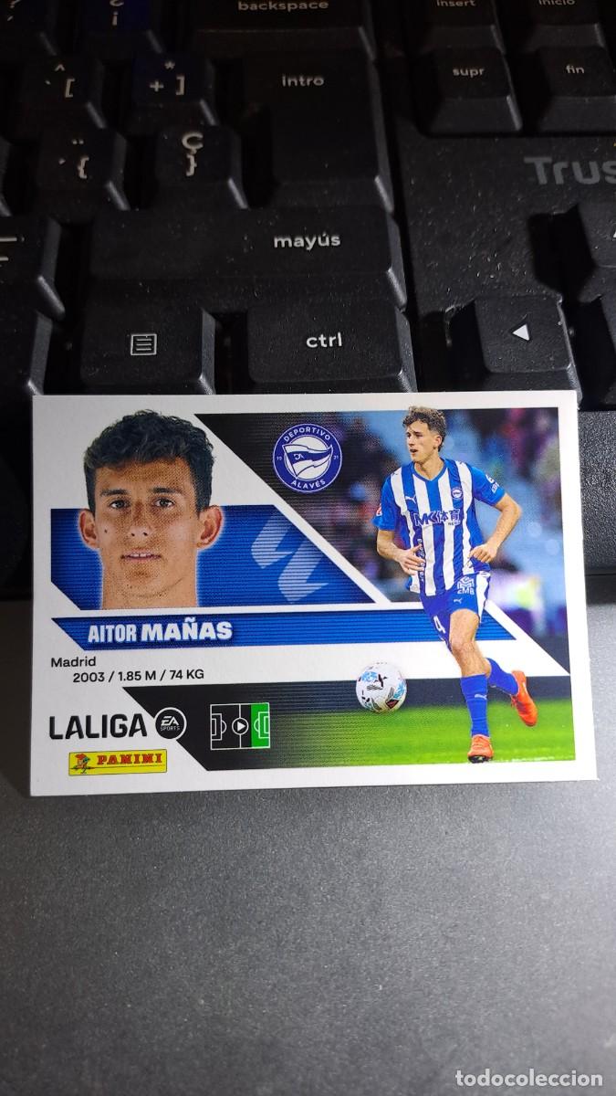 Coleccionismo cromos antiguos: CROMO MA&Ntilde;AS 18B 18 B ALAVES LIGA 2026 2027 26 27 ESTE PANINI NUNCA PEGADO