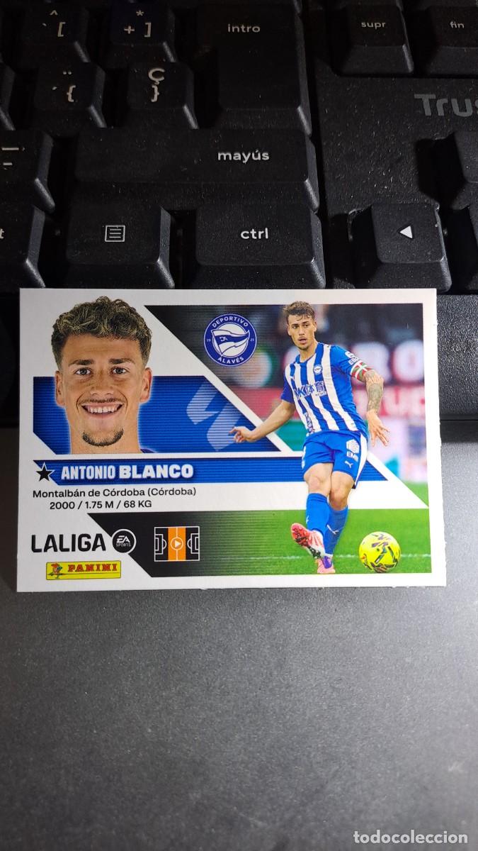 Coleccionismo cromos antiguos: CROMO BLANCO 12 ALAVES LIGA 2026 2027 26 27 ESTE PANINI NUNCA PEGADO
