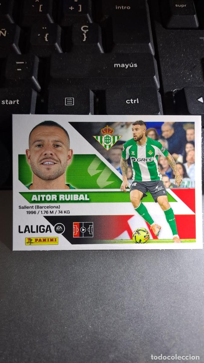 Coleccionismo cromos antiguos: CROMO AITOR RUIBAL 5A 5 A BETIS LIGA 2026 2027 26 27 ESTE PANINI NUNCA PEGADO