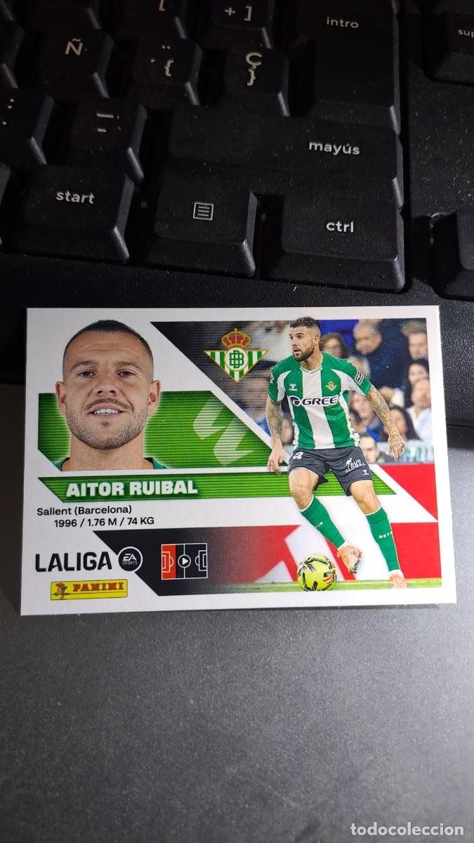 Coleccionismo cromos antiguos: CROMO AITOR RUIBAL 5A 5 A BETIS LIGA 2026 2027 26 27 ESTE PANINI NUNCA PEGADO
