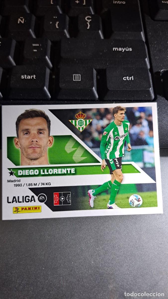 Coleccionismo cromos antiguos: CROMO DIEGO LLORENTE 6 BETIS LIGA 2026 2027 26 27 ESTE PANINI NUNCA PEGADO
