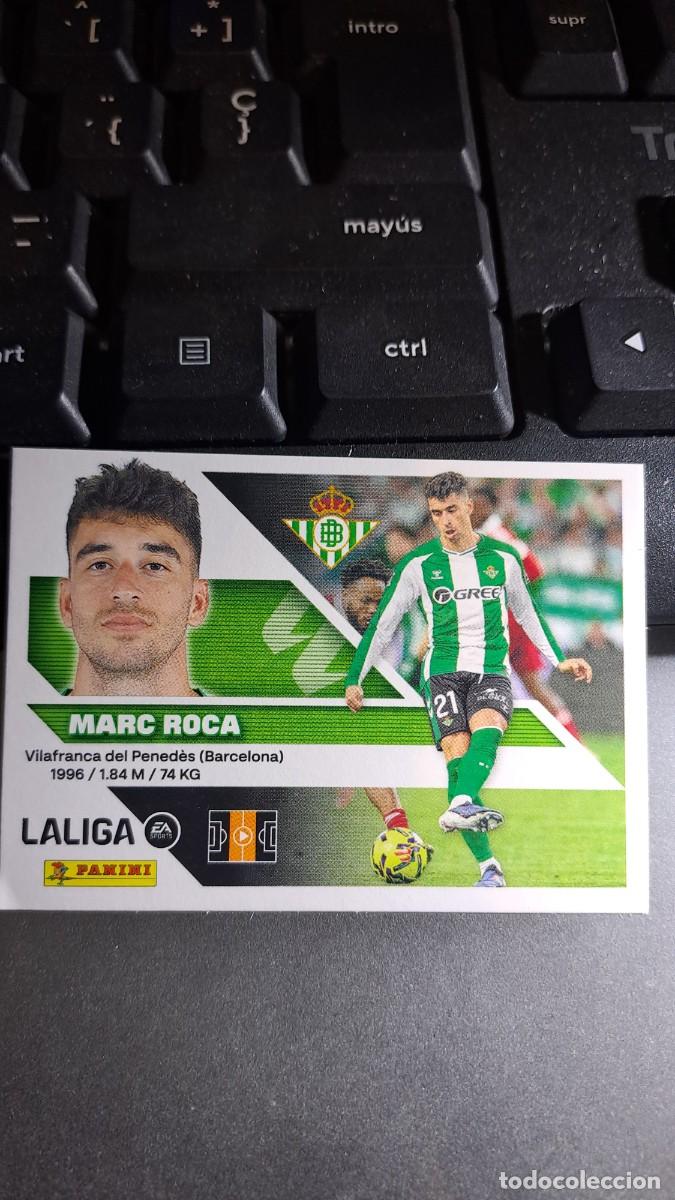 Coleccionismo cromos antiguos: CROMO MARC ROCA 10 BETIS LIGA 2026 2027 26 27 ESTE PANINI NUNCA PEGADO