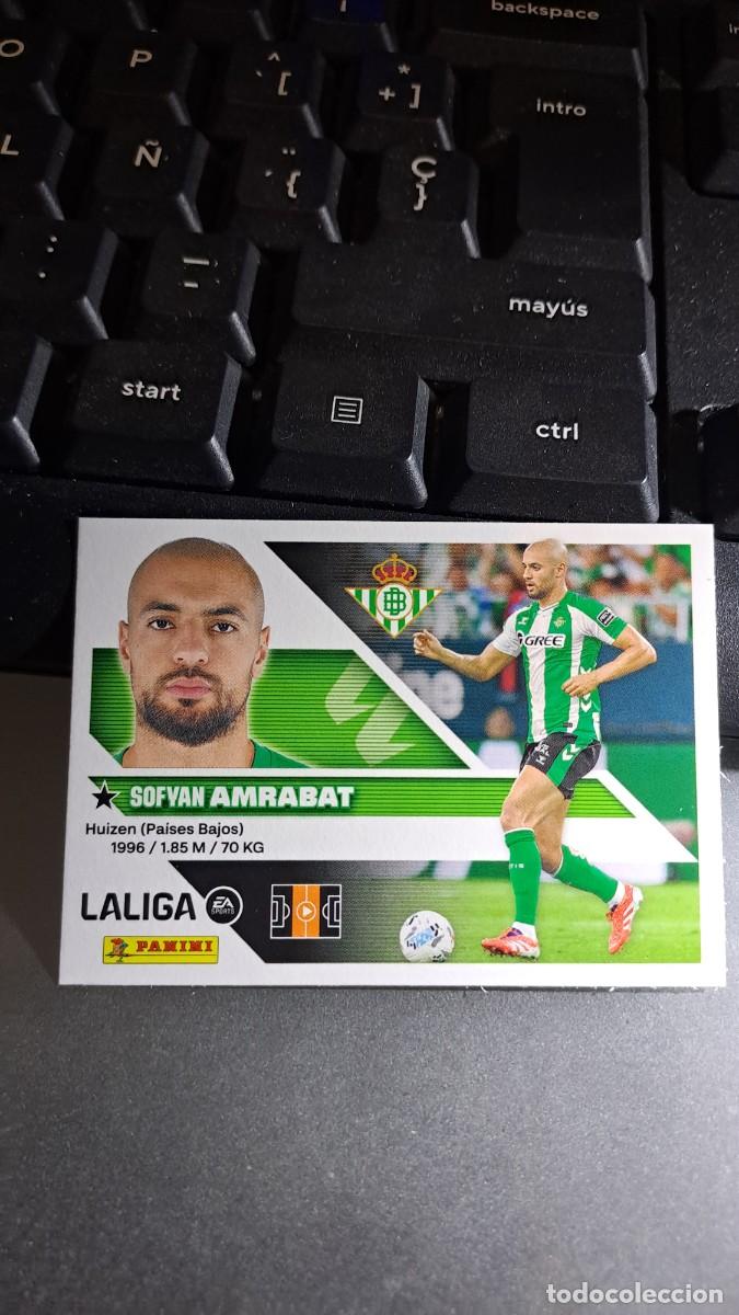 Coleccionismo cromos antiguos: CROMO AMRABAT 11 BETIS LIGA 2026 2027 26 27 ESTE PANINI NUNCA PEGADO