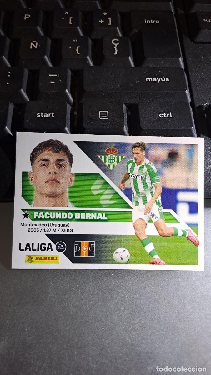 Coleccionismo cromos antiguos: CROMO FACUNDO BERNAL 13 BETIS LIGA 2026 2027 26 27 ESTE PANINI NUNCA PEGADO