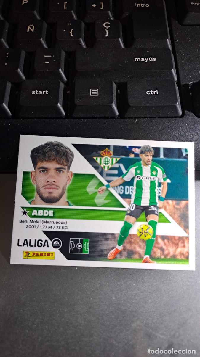 Coleccionismo cromos antiguos: CROMO ABDE 20 BETIS LIGA 2026 2027 26 27 ESTE PANINI NUNCA PEGADO