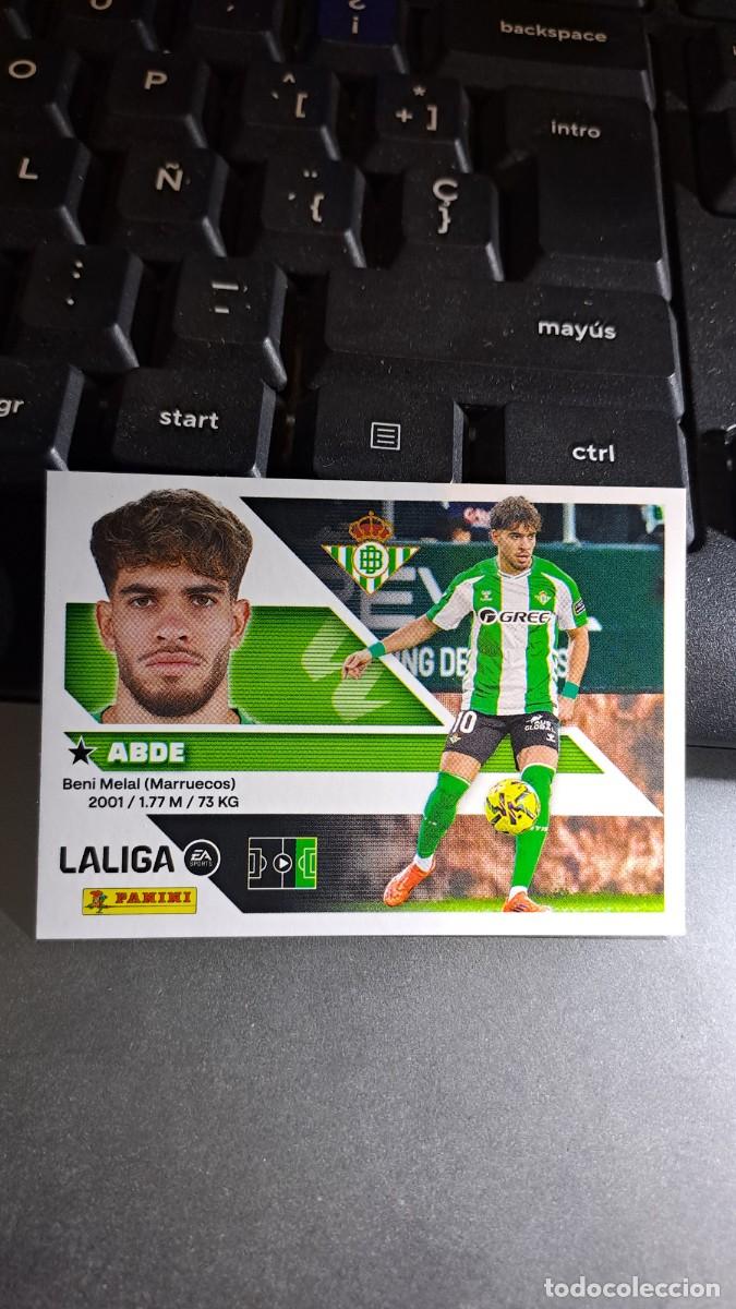 Coleccionismo cromos antiguos: CROMO ABDE 20 BETIS LIGA 2026 2027 26 27 ESTE PANINI NUNCA PEGADO