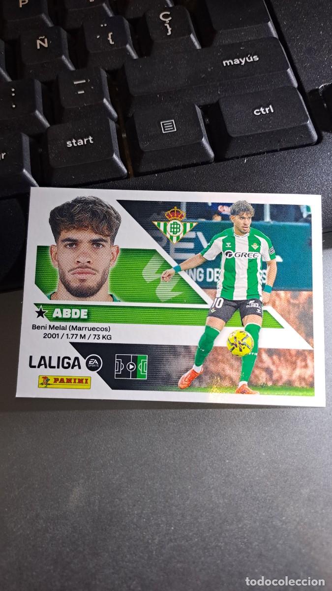 Coleccionismo cromos antiguos: CROMO ABDE 20 BETIS LIGA 2026 2027 26 27 ESTE PANINI NUNCA PEGADO