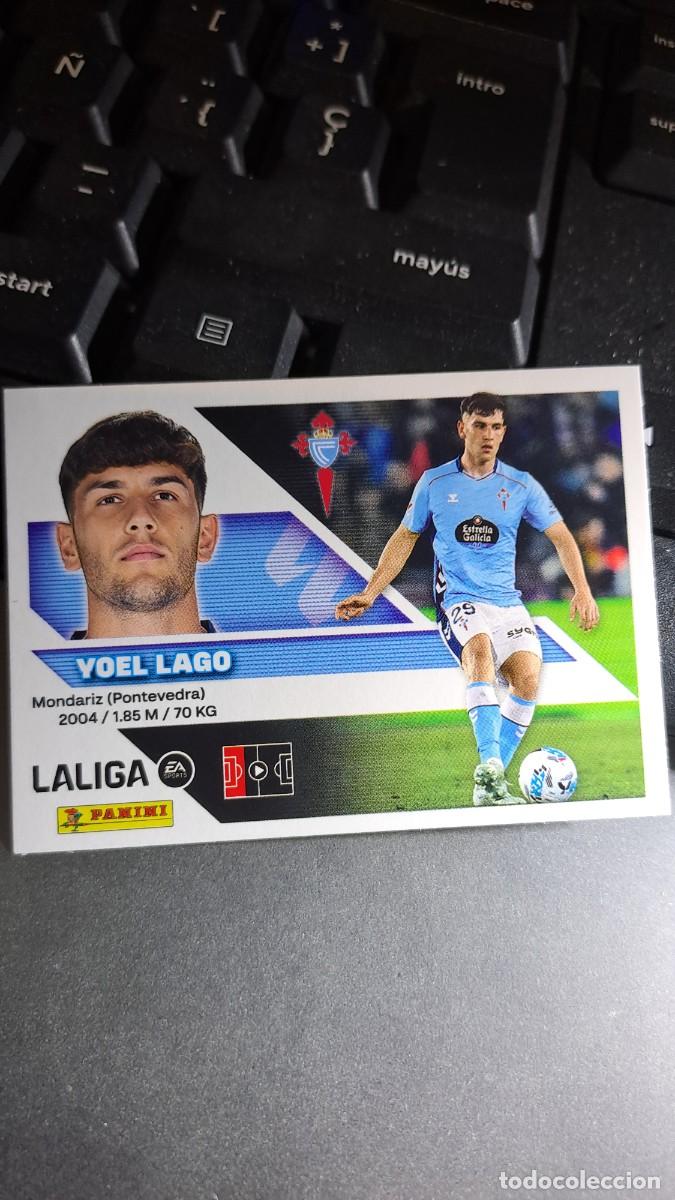 Coleccionismo cromos antiguos: CROMO YOEL LAGO 9B 9 B CELTA DE VIGO LIGA 2026 2027 26 27 ESTE PANINI NUNCA PEGADO