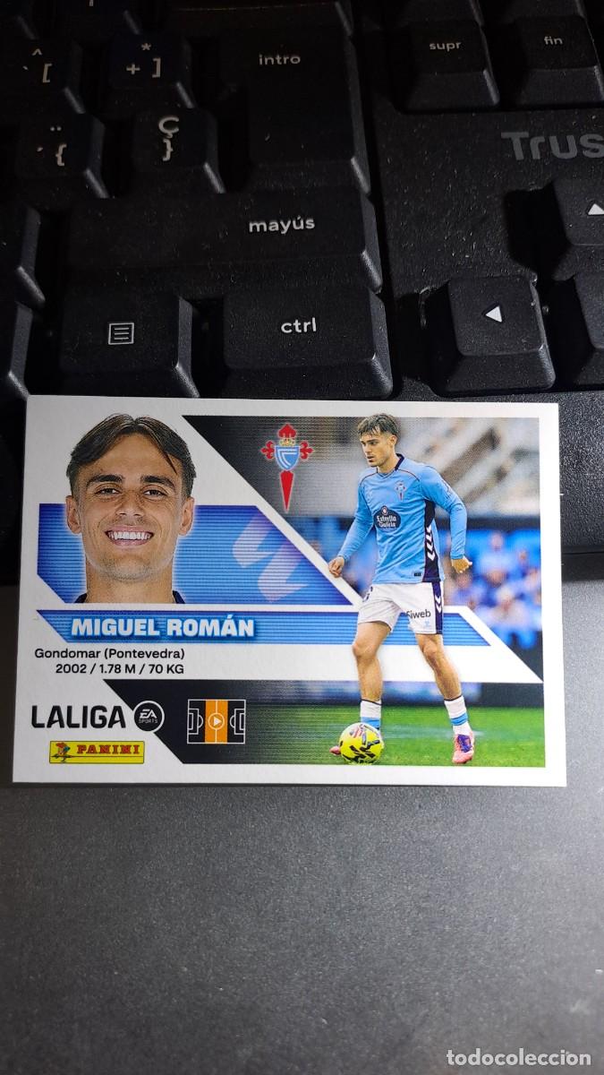 Coleccionismo cromos antiguos: CROMO MIGUEL ROMAN 12 CELTA DE VIGO LIGA 2026 2027 26 27 ESTE PANINI NUNCA PEGADO